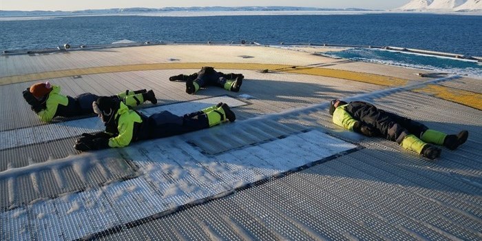 Ombord på Polarsyssel. Foto: Erlend Blomseth 